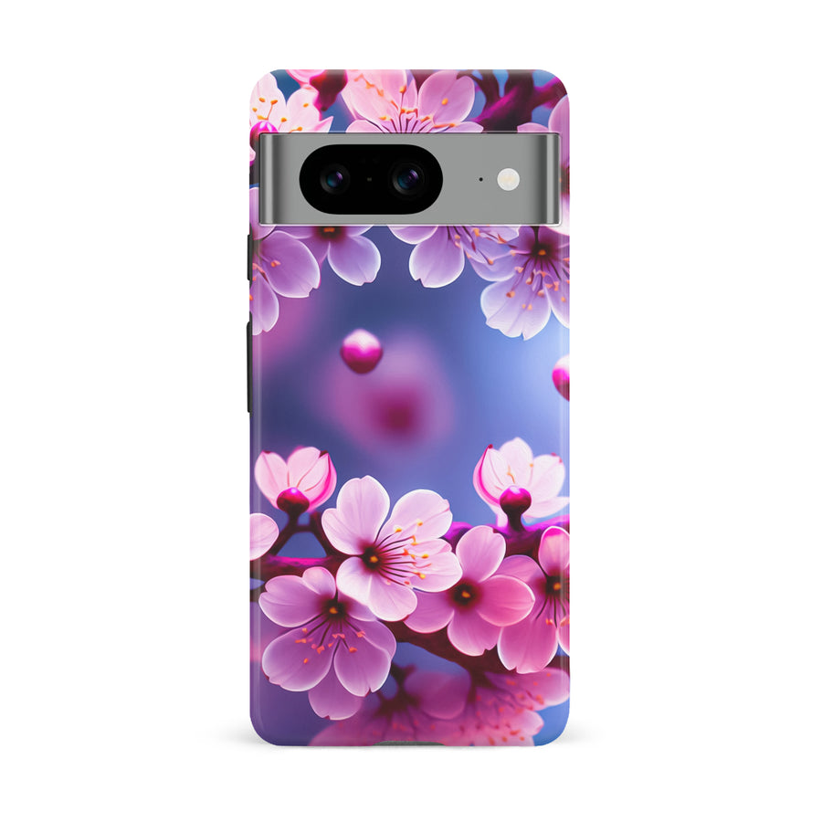 Google Pixel 8 Sakura Phone Case in Purple