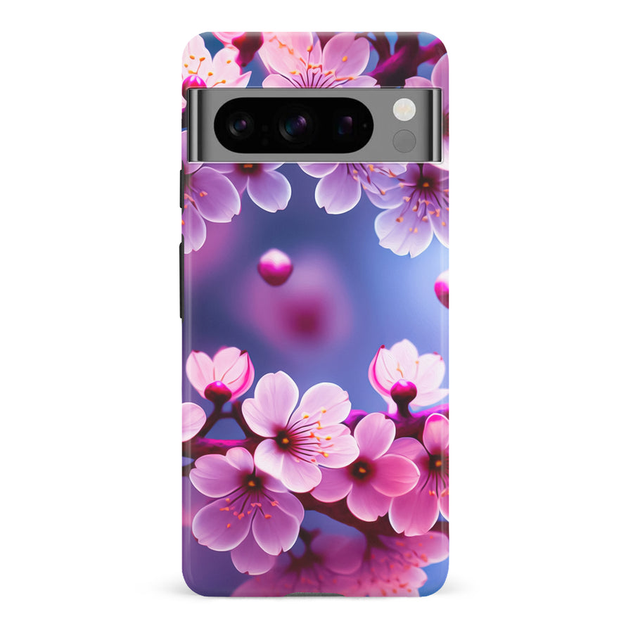 Google Pixel 8 Pro Sakura Phone Case in Purple