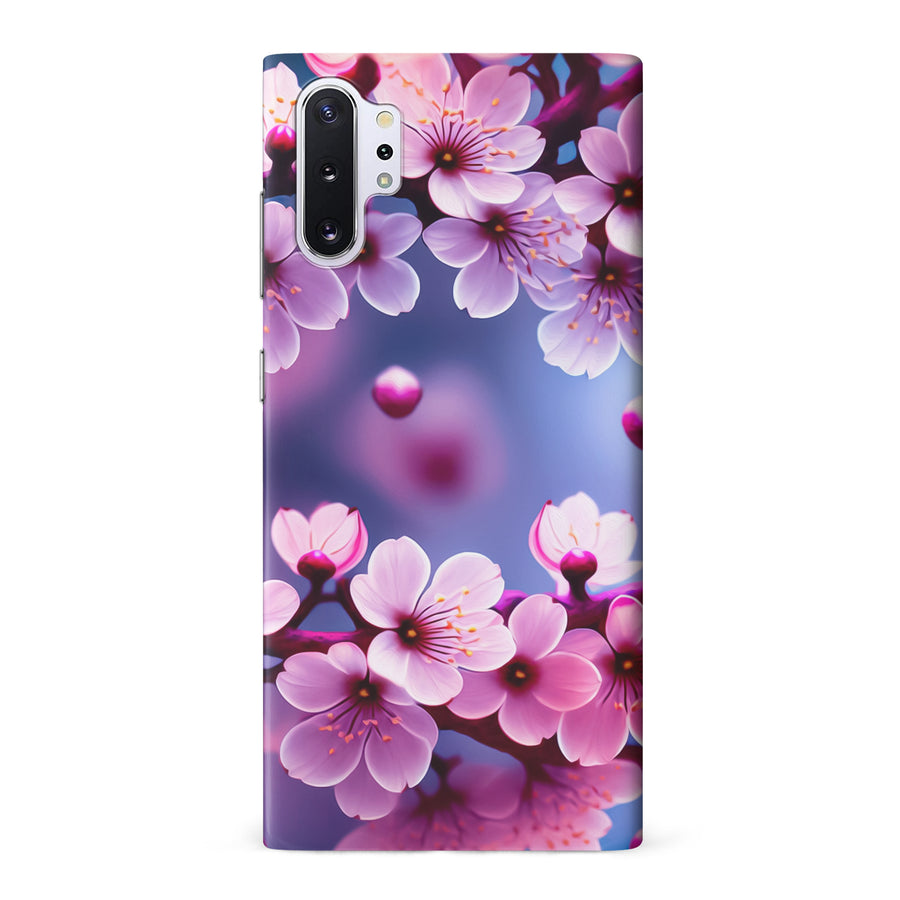 Samsung Galaxy Note 10 Plus Sakura Phone Case in Purple