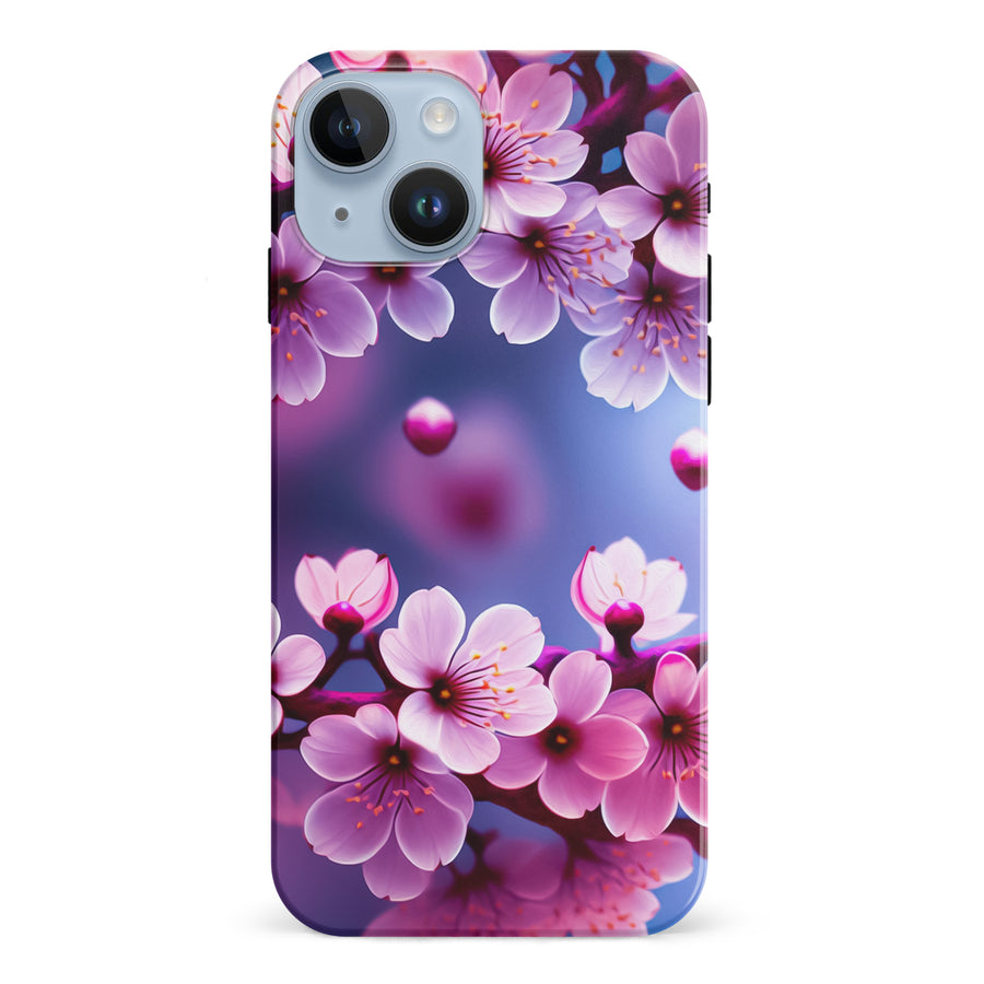 iPhone 15 Sakura Phone Case in Purple