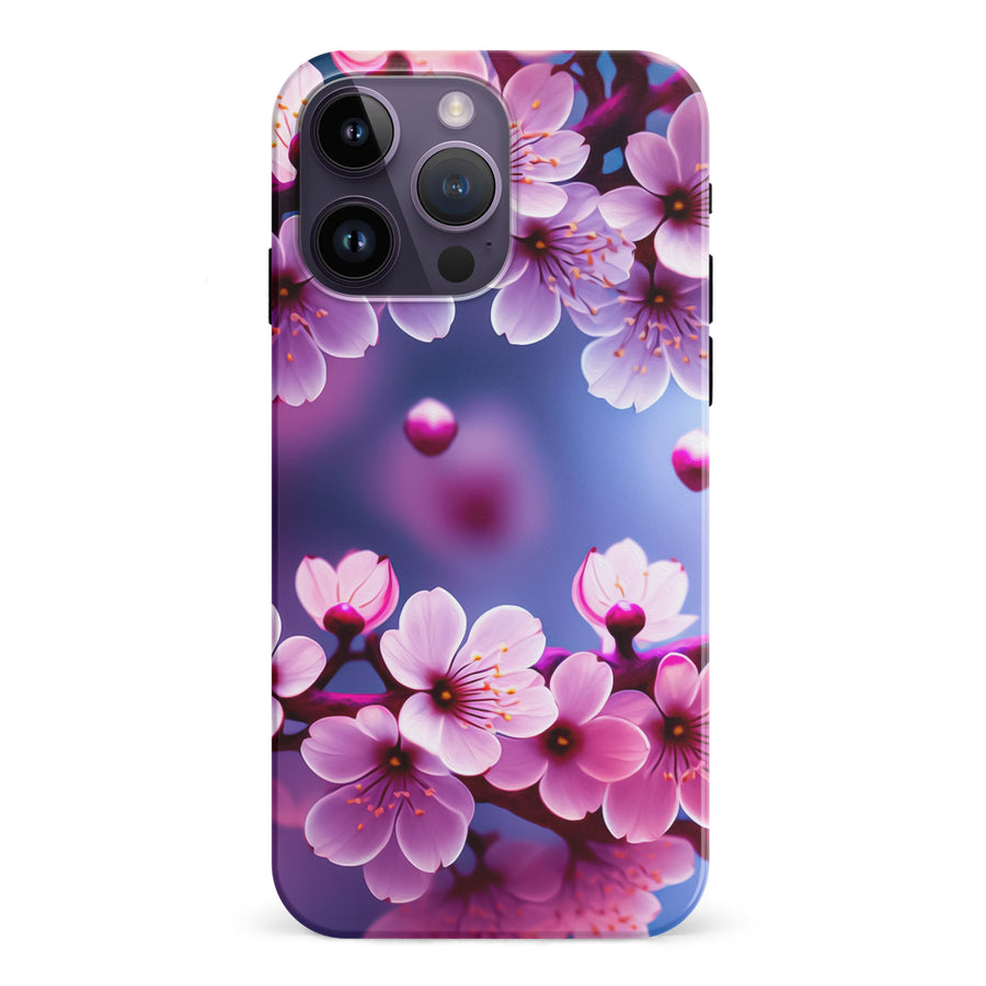 iPhone 15 Pro Sakura Phone Case in Purple