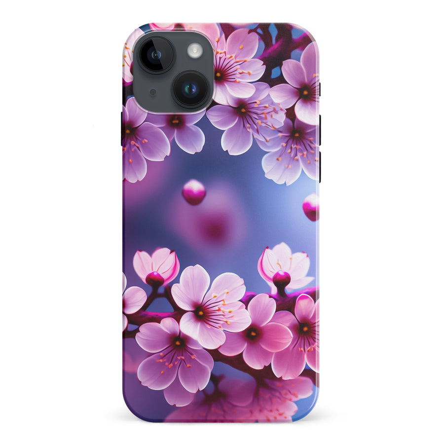 iPhone 15 Plus Sakura Phone Case in Purple
