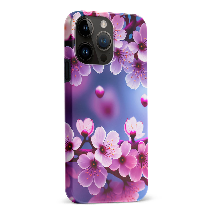 iPhone 15 Pro Max Sakura Phone Case in Purple