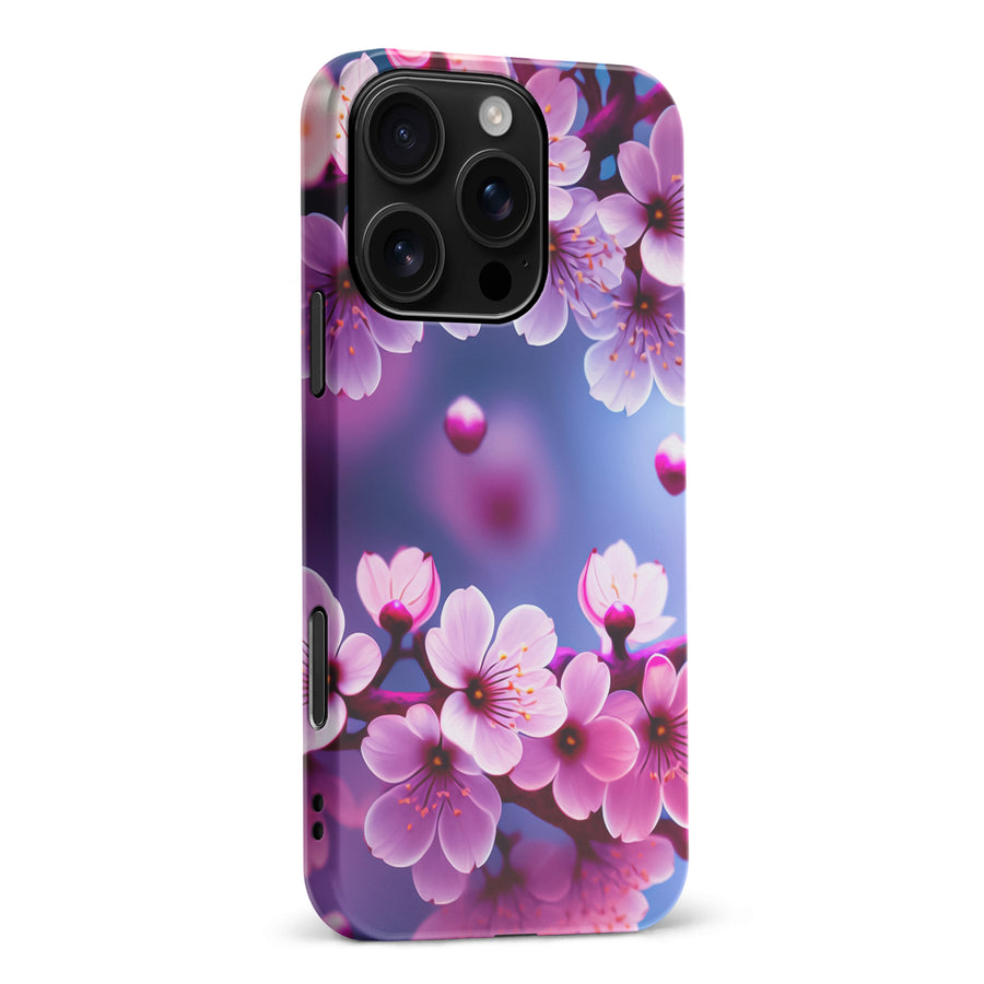 iPhone 16 Pro Max Sakura Phone Case in Purple