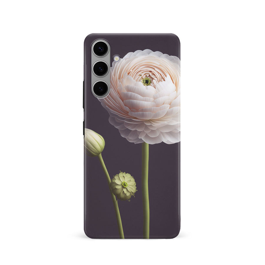 Samsung Galaxy S24 Persian Buttercup Phone Case in Black