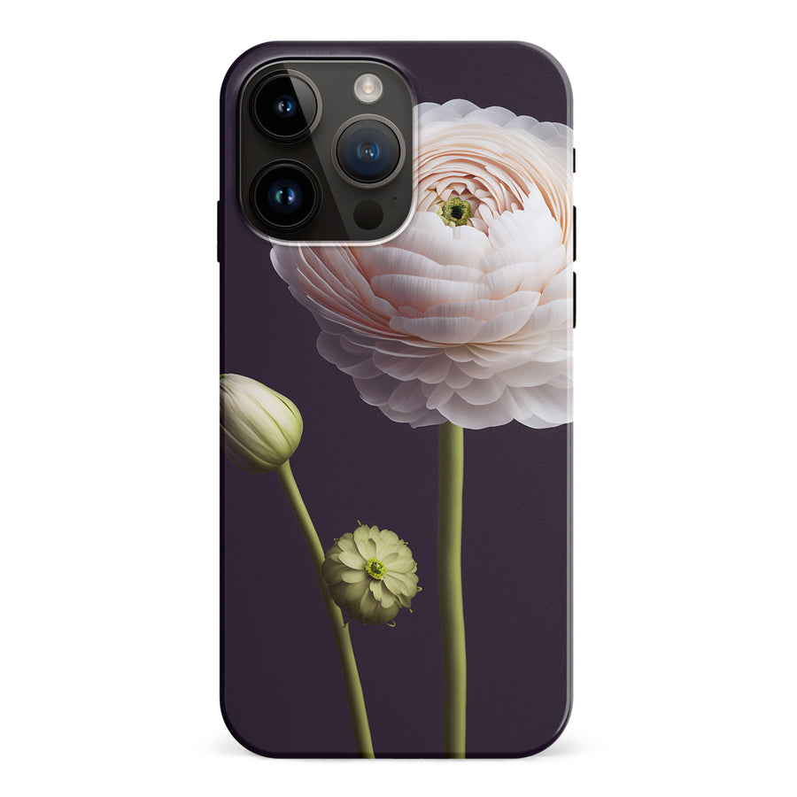 iPhone 15 Pro Max Persian Buttercup Phone Case in Black