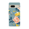 Google Pixel 7 Hibiscus Phone Case in Blue