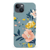 iPhone 15 Plus Hibiscus Phone Case in Blue