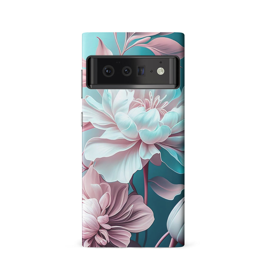 Google Pixel 6 Blossom Phone Case in Green