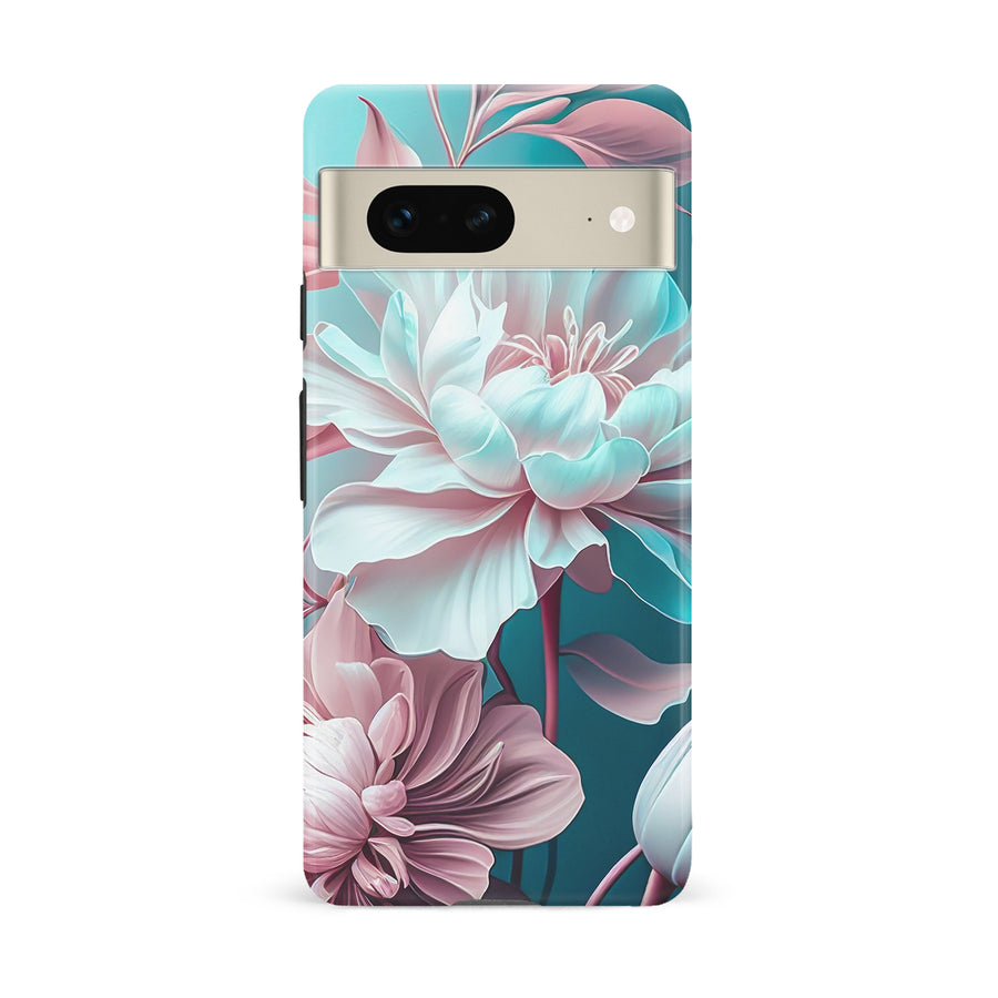 Google Pixel 7 Blossom Phone Case in Green