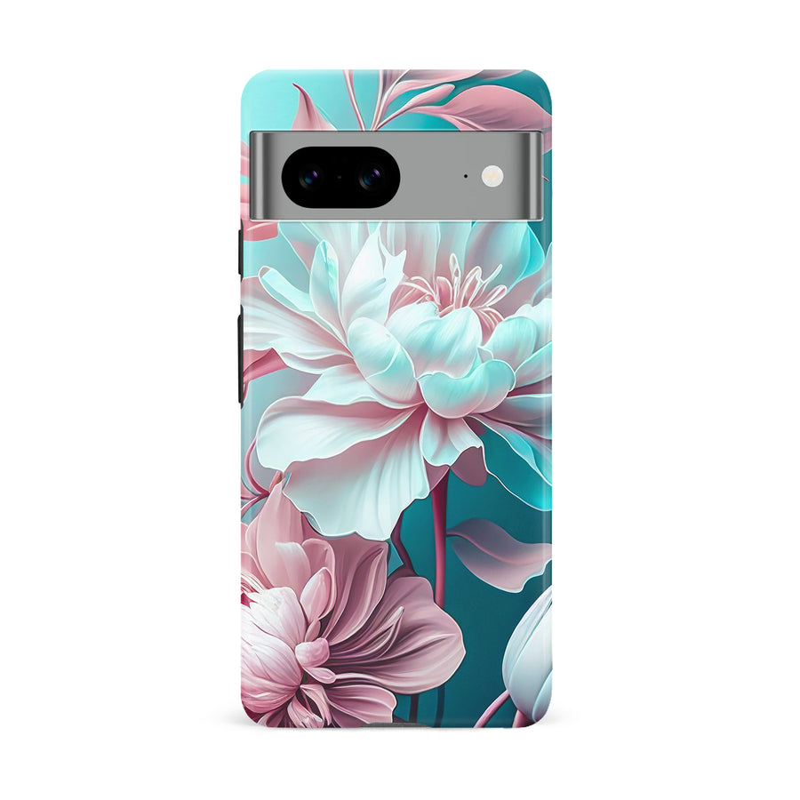 Google Pixel 8A Blossom Phone Case in Green