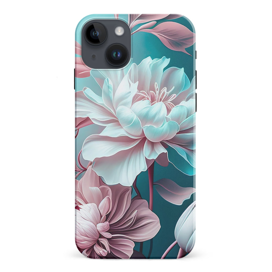 iPhone 15 Plus Blossom Phone Case in Green