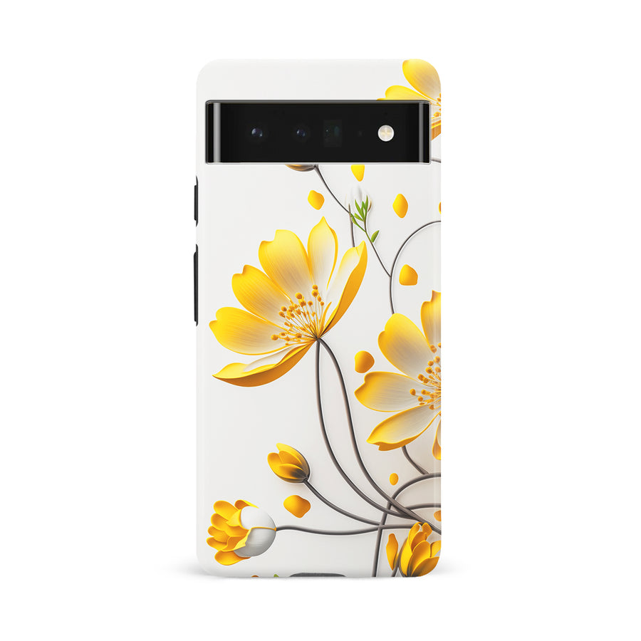 Google Pixel 6A Cosmos Phone Case in White