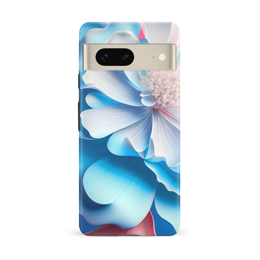 Google Pixel 7 Blossom Phone Case in Blue