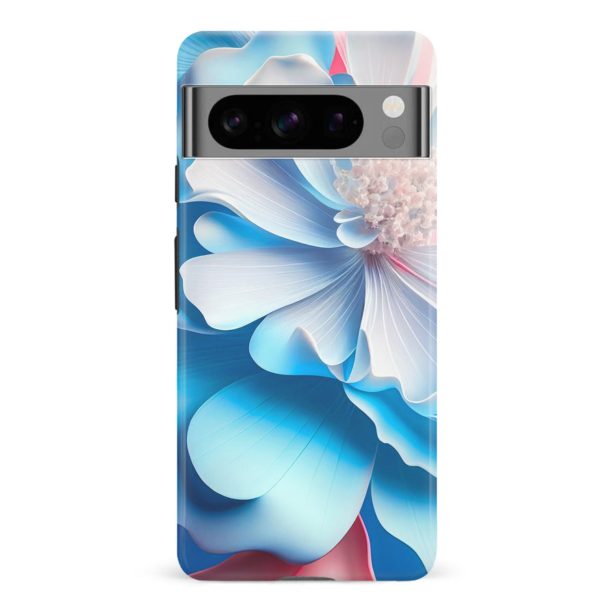 Google Pixel 8 Pro Blossom Phone Case in Blue