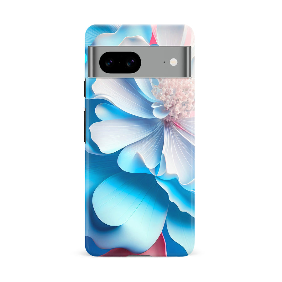 Google Pixel 8A Blossom Phone Case in Blue