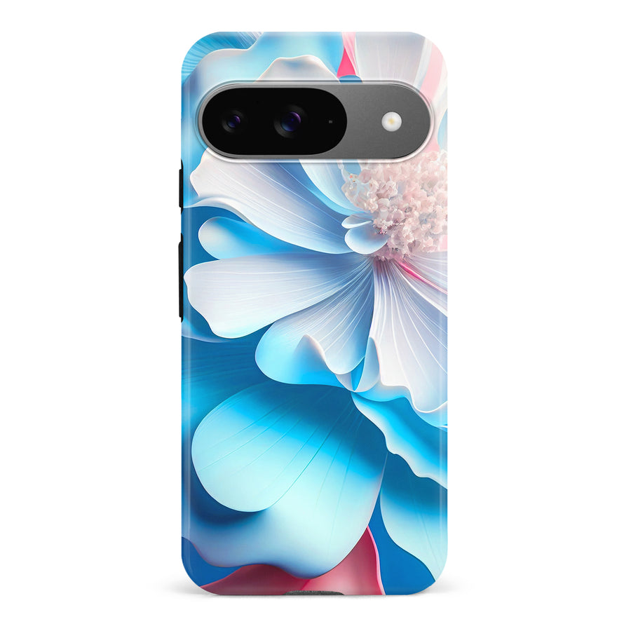 Google Pixel 9 Blossom Phone Case in Blue