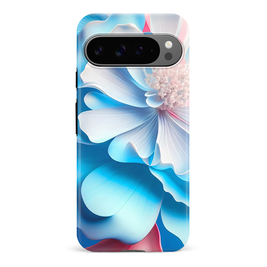 Google Pixel 9 Pro Blossom Phone Case in Blue