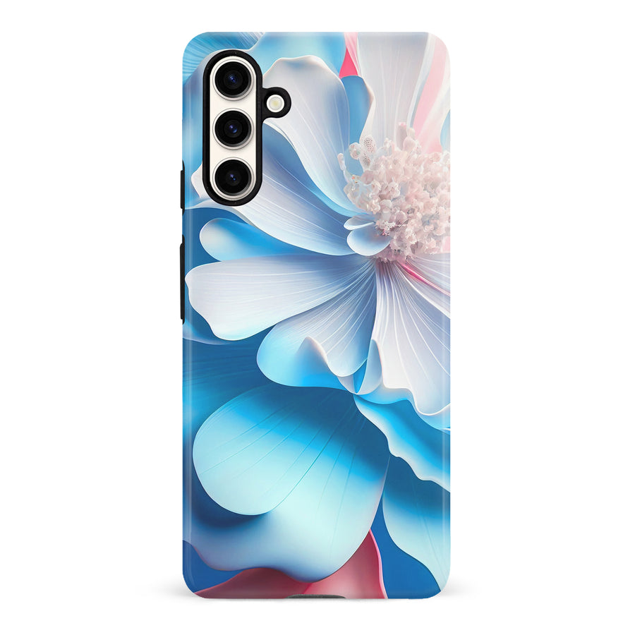 Samsung S23 FE Hyper Blue Blossom Floral Phone Case