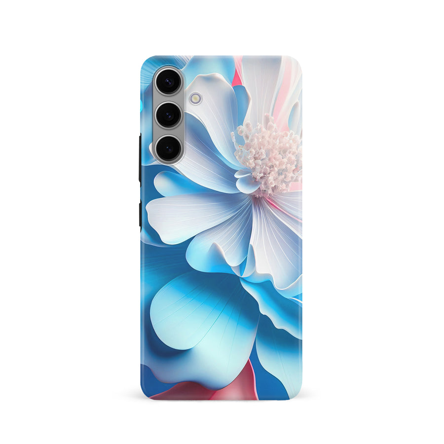 Samsung Galaxy S24 Blossom Phone Case in Blue