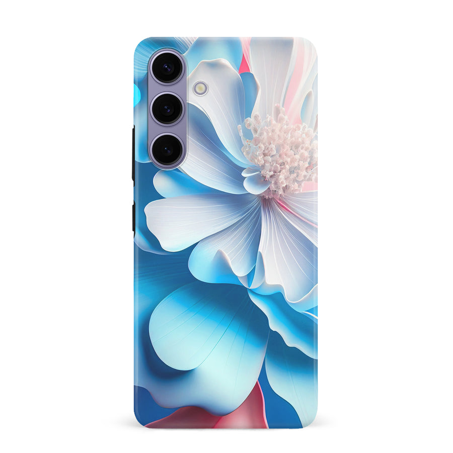 Samsung Galaxy S24 Plus Blossom Phone Case in Blue