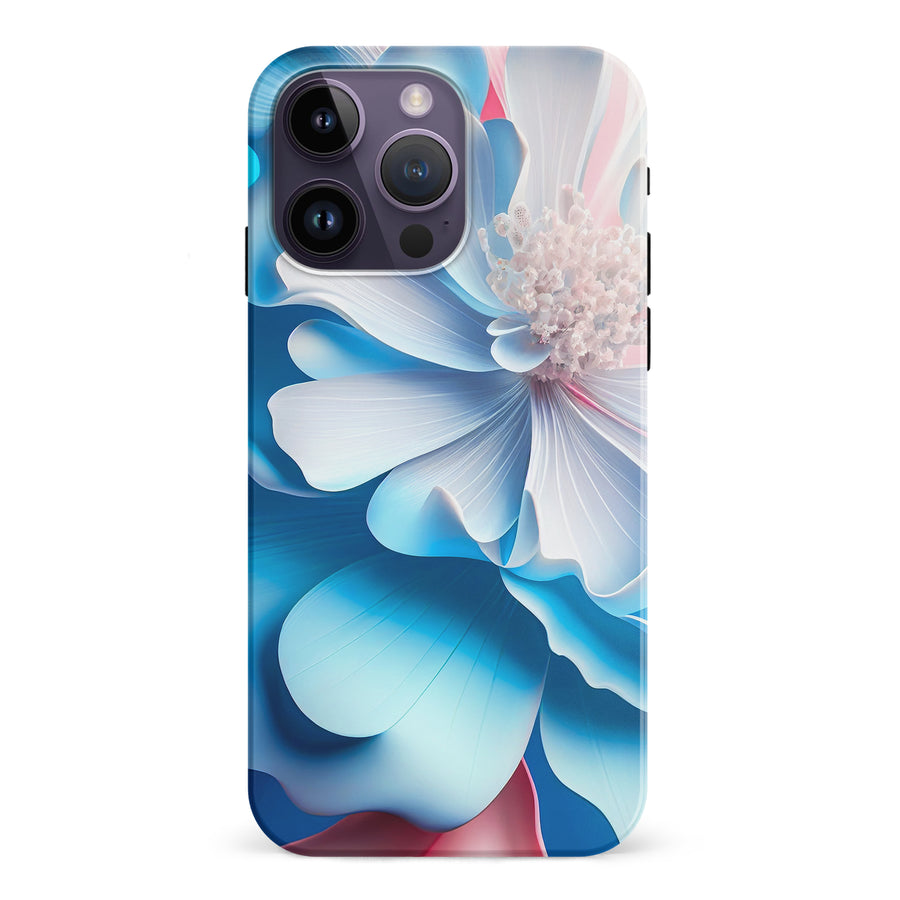 iPhone 15 Pro Blossom Phone Case in Blue