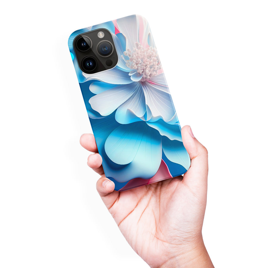 iPhone 15 Pro Max Blossom Phone Case in Blue