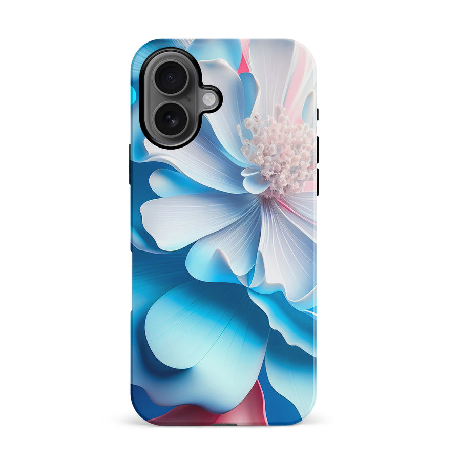 iPhone 16 Blossom Phone Case in Blue