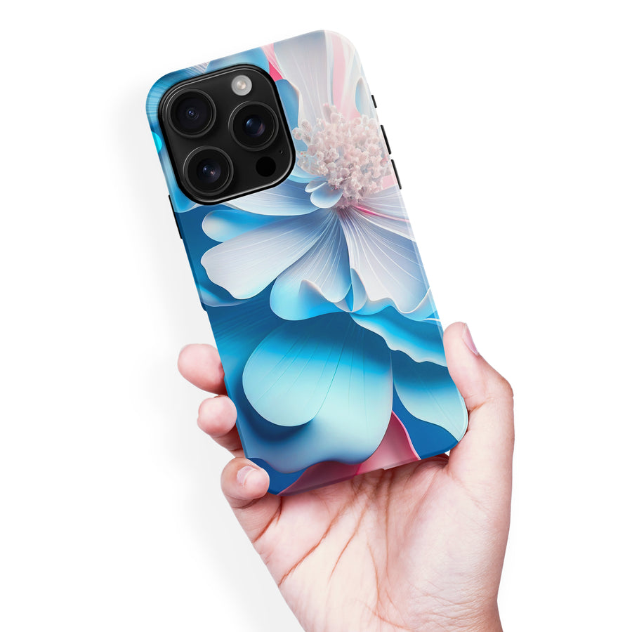 iPhone 16 Pro Max Blossom Phone Case in Blue