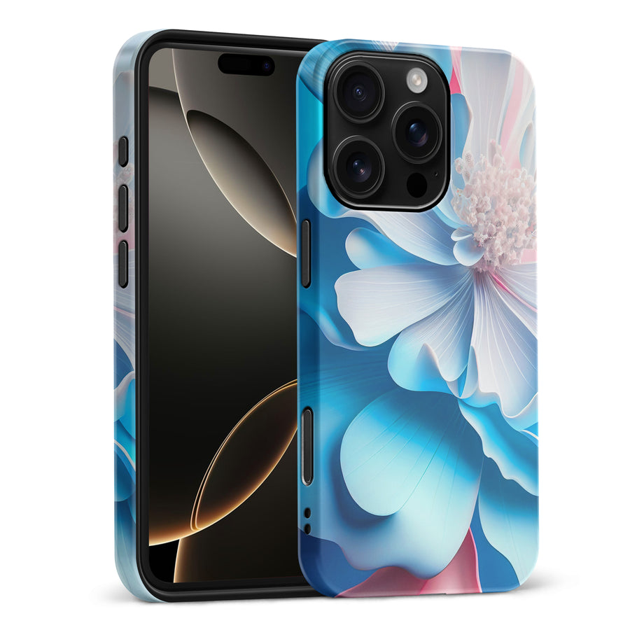 iPhone 16 Pro Max Blossom Phone Case in Blue