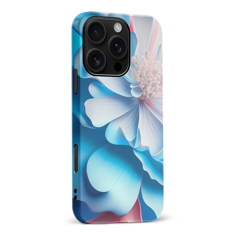 iPhone 16 Pro Max Blossom Phone Case in Blue