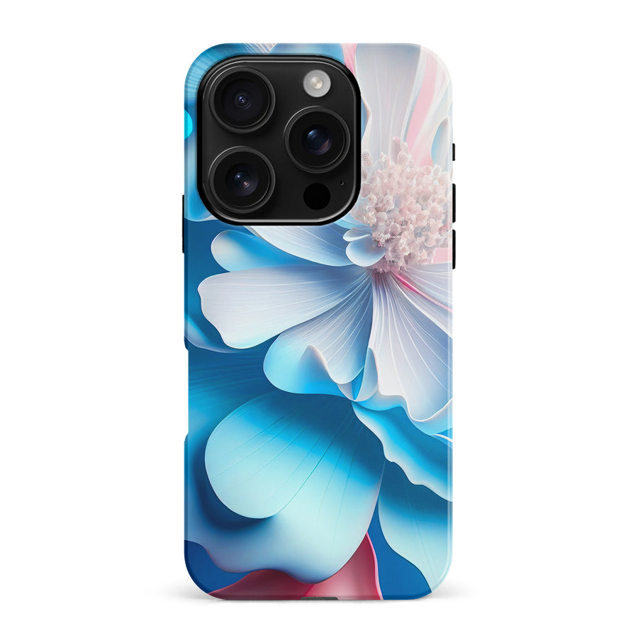 iPhone 16 Pro Max Blossom Phone Case in Blue