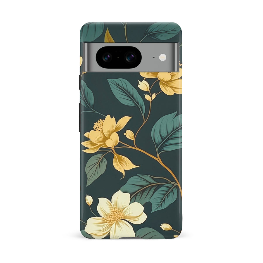 Google Pixel 8 Floral Phone Case in Green