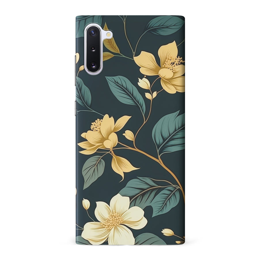 Samsung Galaxy Note 10 Plus Floral Phone Case in Green