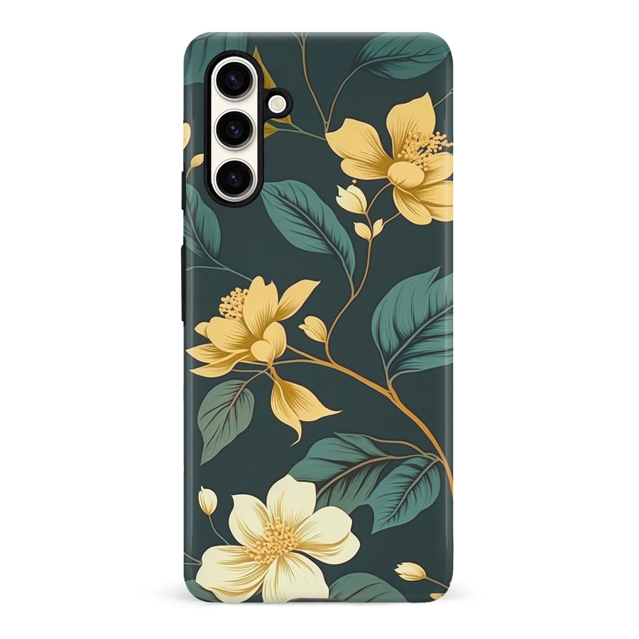 Samsung Galaxy S23 FE Floral Phone Case in Green