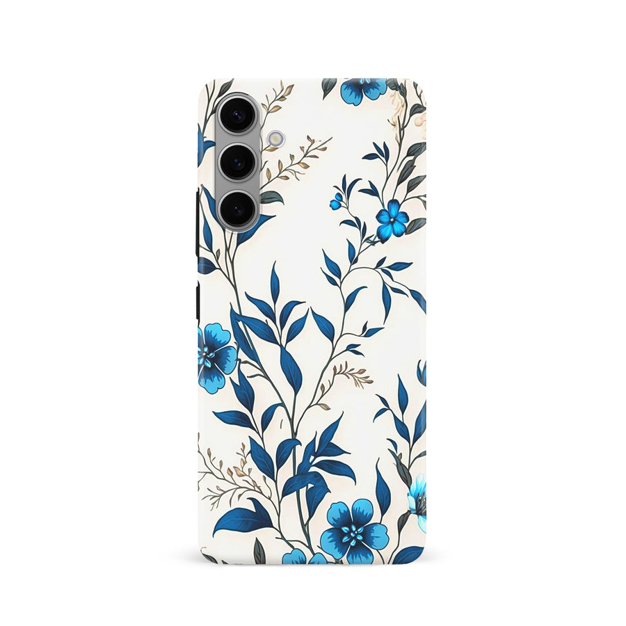 Blue Hibiscus Floral Phone Case