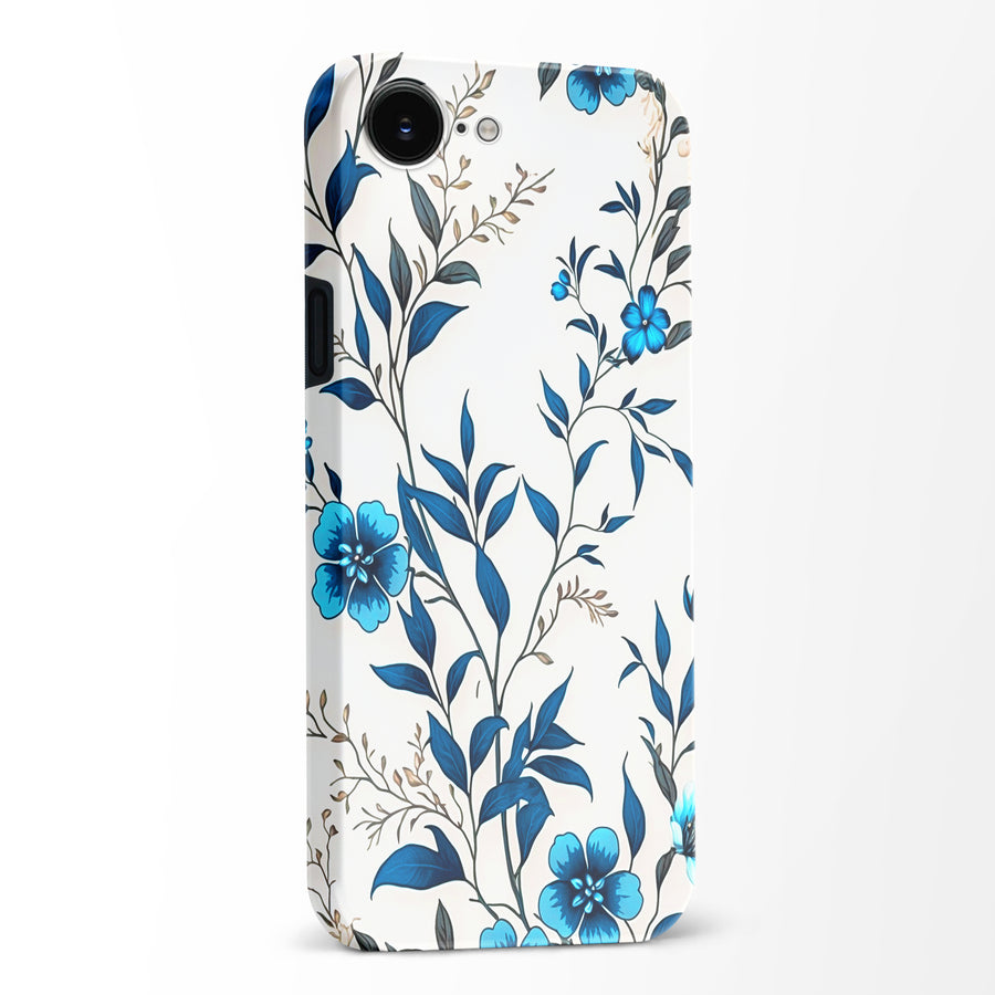 Blue Hibiscus Floral Phone Case