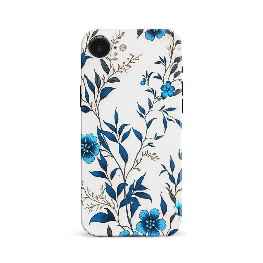 Blue Hibiscus Floral Phone Case