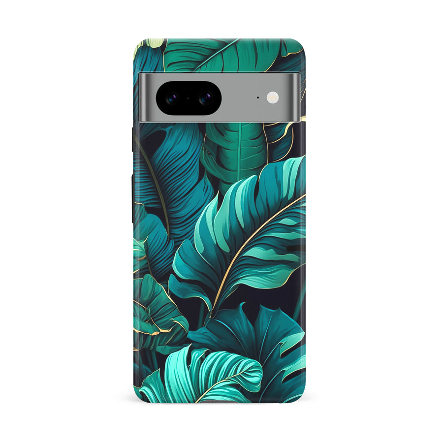 Google Pixel 8A Floral Phone Case in Green