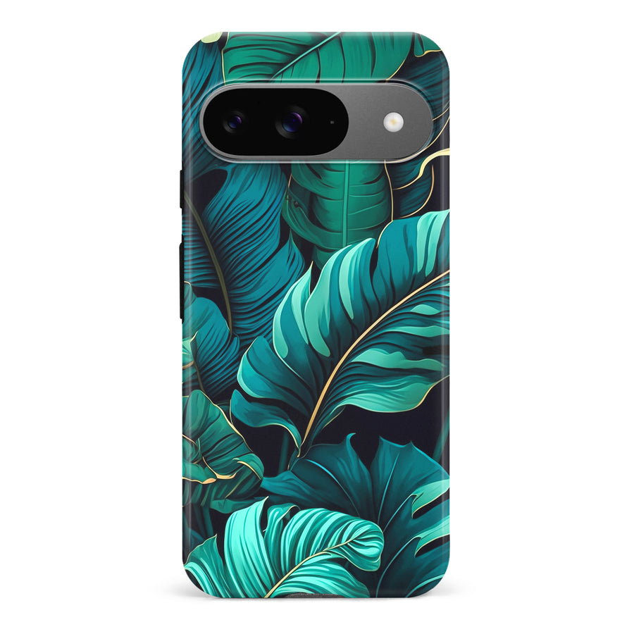 Google Pixel 9 Floral Phone Case in Green