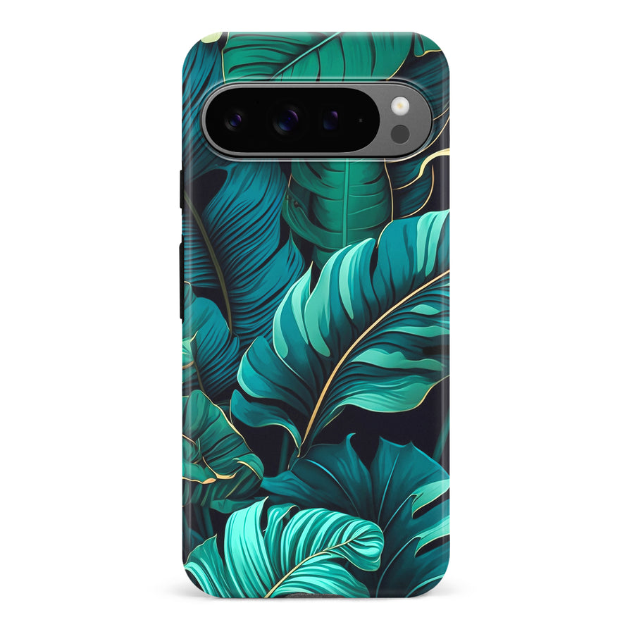 Google Pixel 9 Pro Floral Phone Case in Green