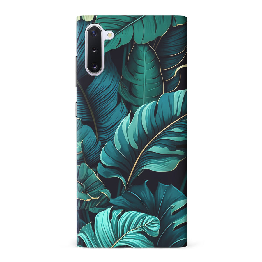 Samsung Galaxy Note 10 Floral Phone Case in Green