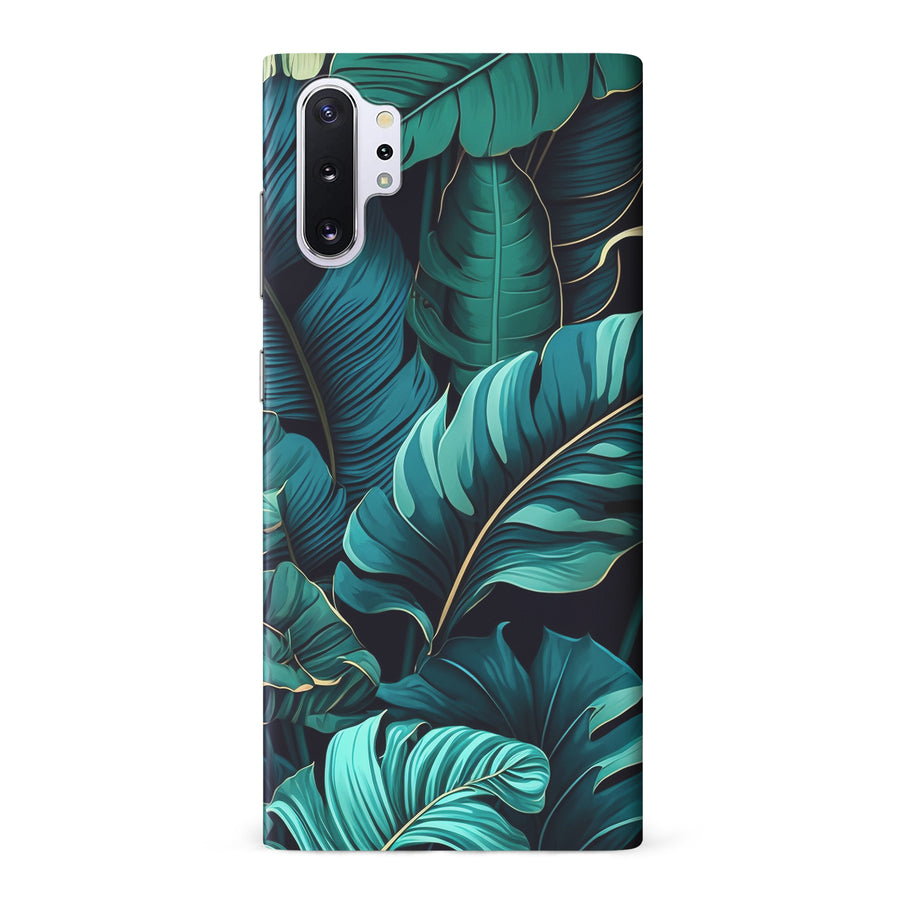 Samsung Galaxy Note 10 Plus Floral Phone Case in Green