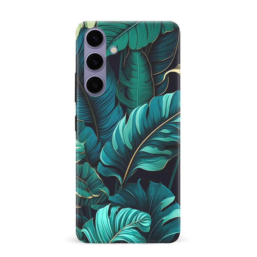 Samsung Galaxy S24 Plus Floral Phone Case in Green