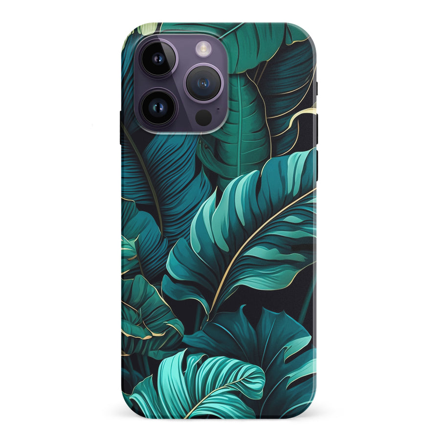 iPhone 15 Pro Floral Phone Case in Green