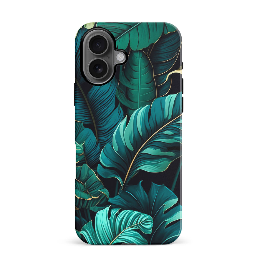 iPhone 16 Floral Phone Case in Green