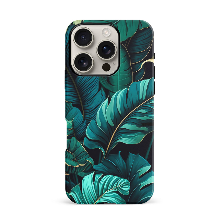 iPhone 16 Pro Floral Phone Case in Green