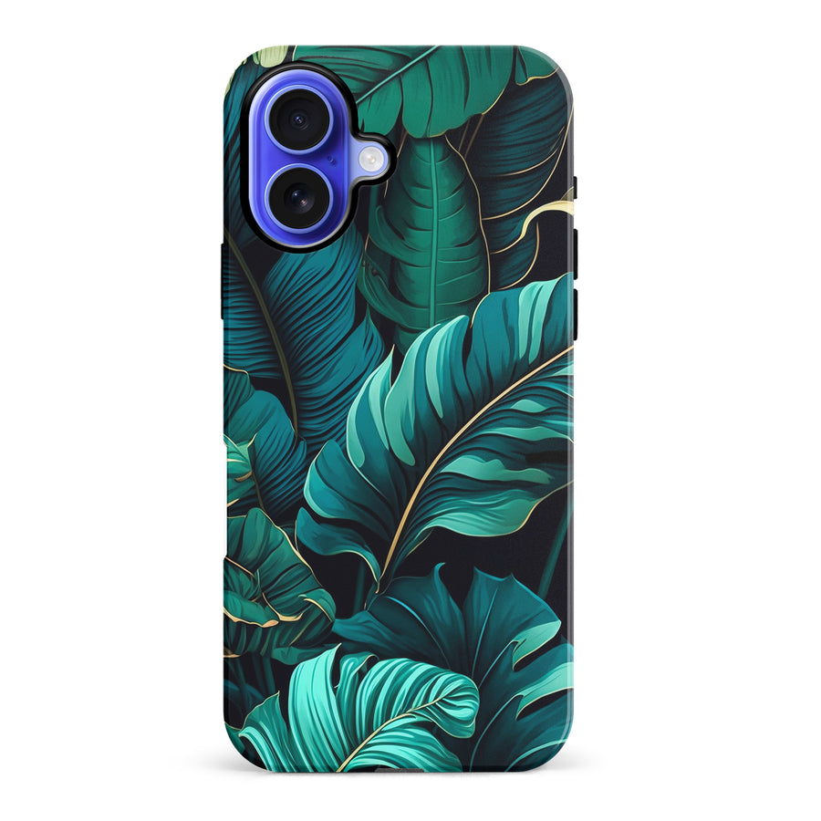 iPhone 16 Plus Floral Phone Case in Green