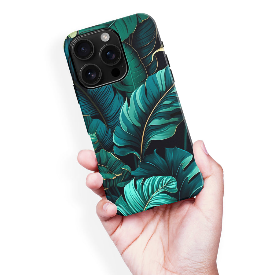 iPhone 16 Pro Max Floral Phone Case in Green