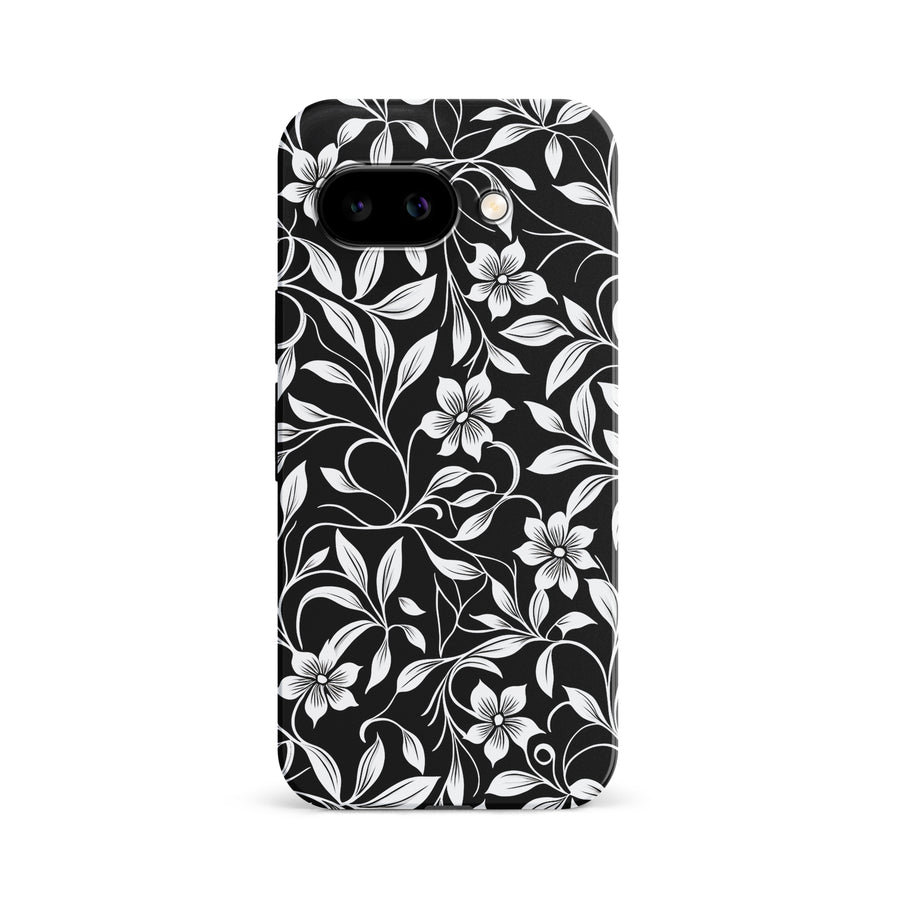 Monochrome Floral Phone Case